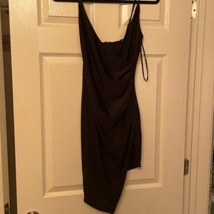 Black mini dress